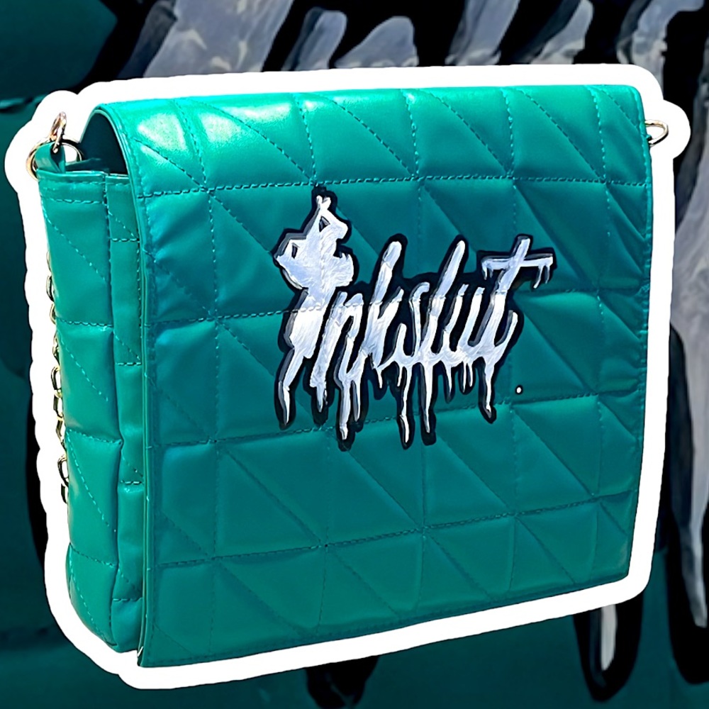 Green Inkslut Puff purse